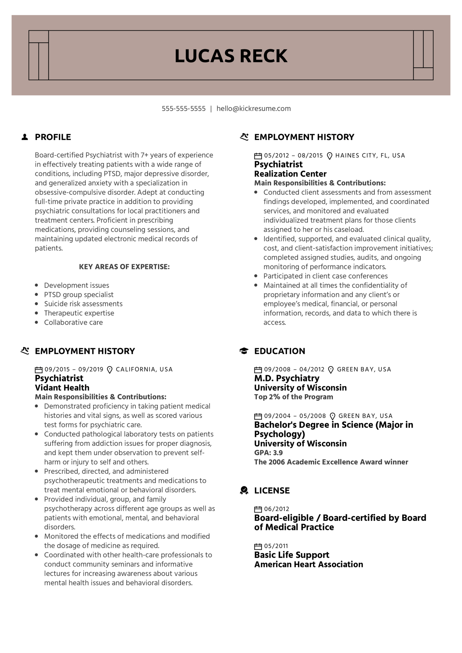 Experienced Psychiatric Nurse Practitioner